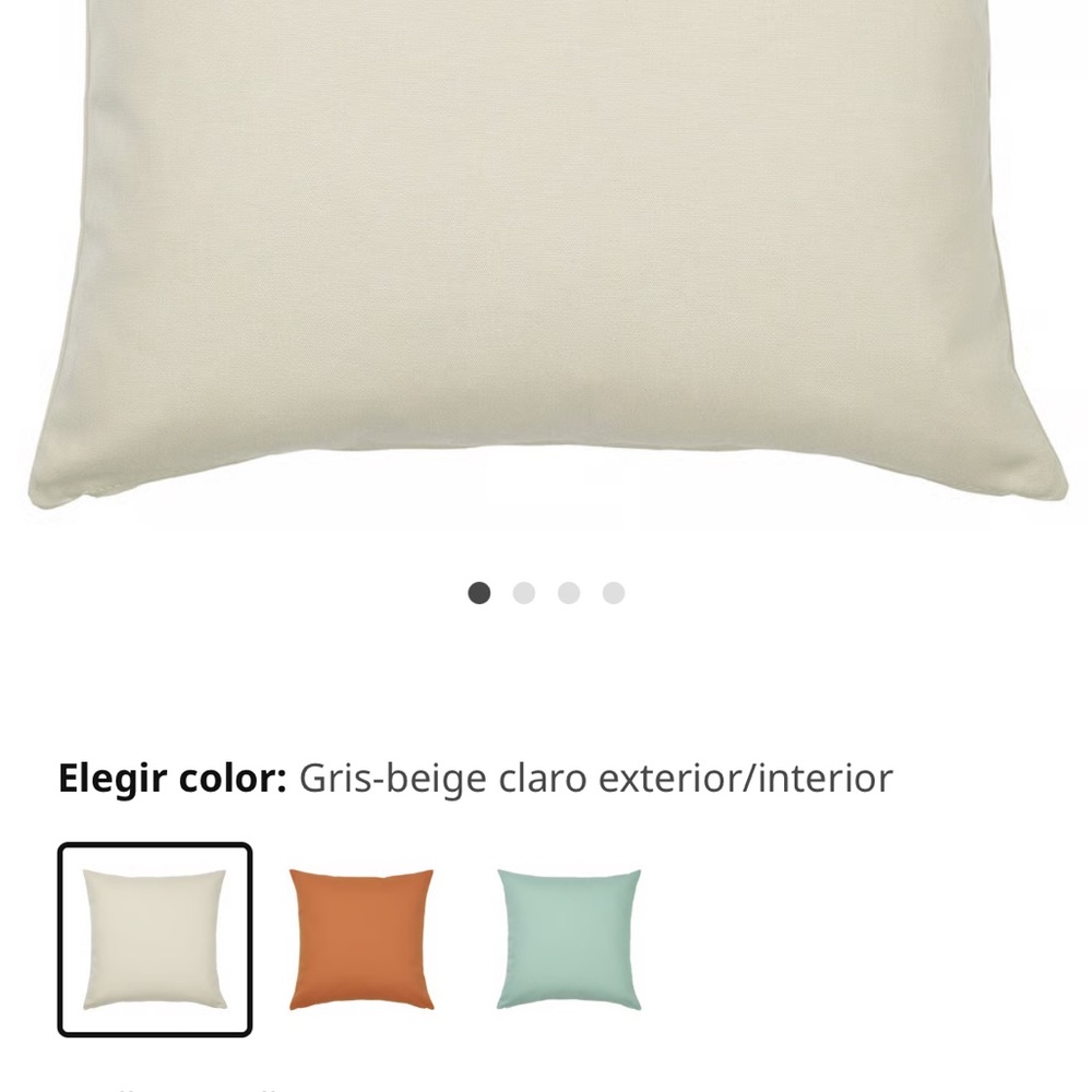 NWT IKEA Cream Pillow Covers Hjartero 20x20 - Picture 2 of 3